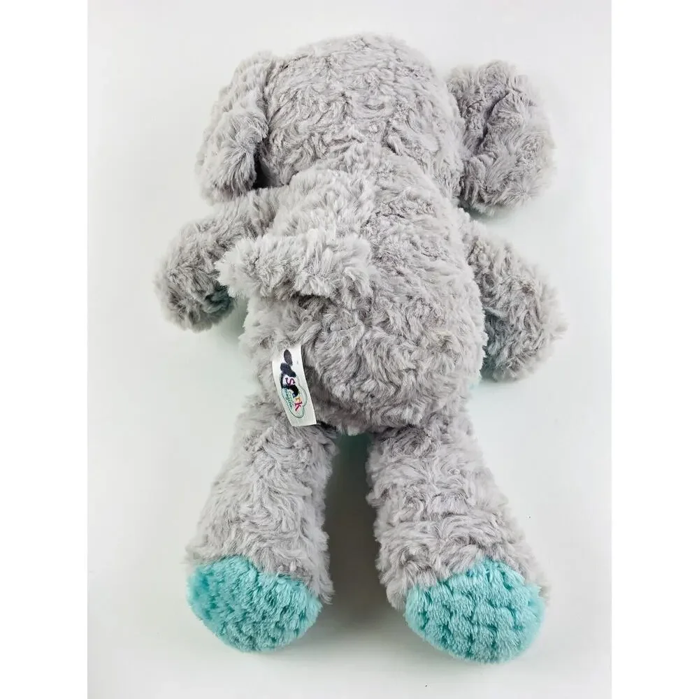 Spark Create Imagine Elephant Plush Stuffed Animal Toy Rattles & Ears Crinkle - Picture 5 of 7